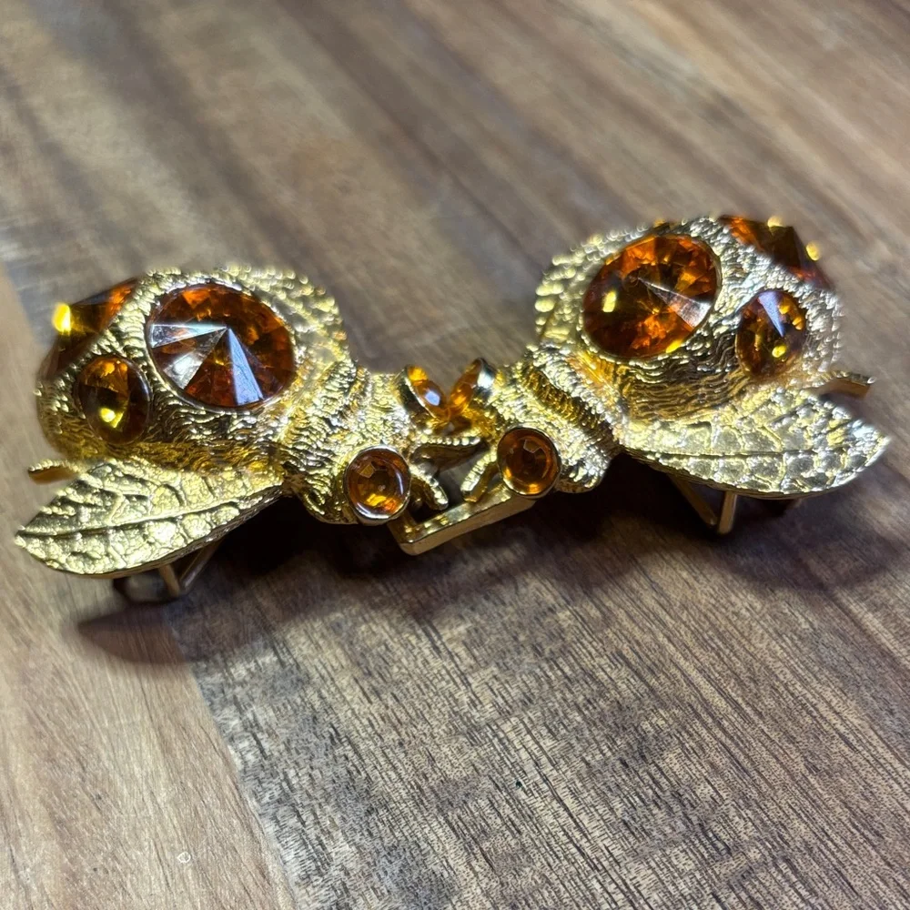 Rare Doreen Ryan designer bumblebee belt buckle
